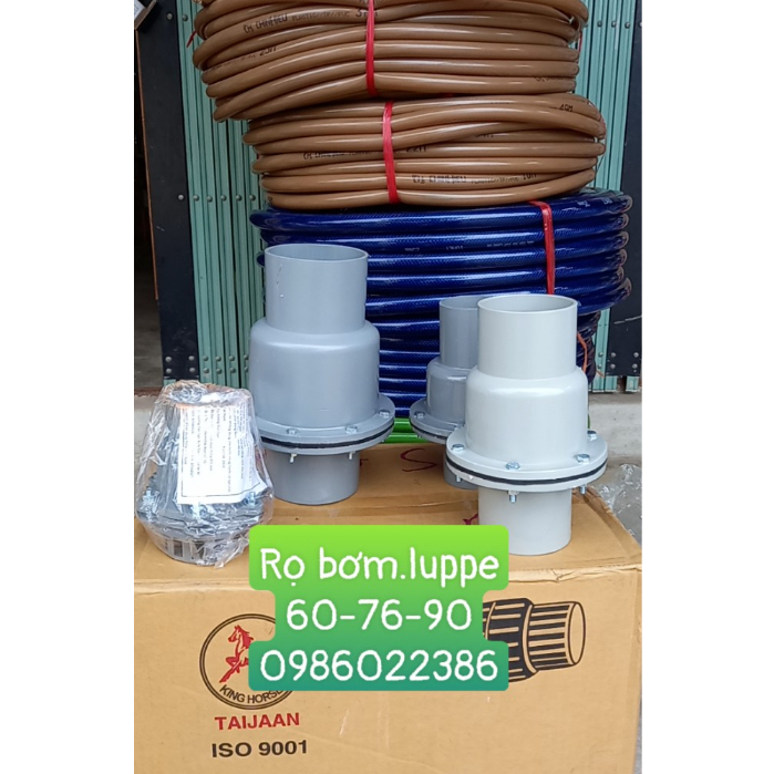 Van 1 chiều lá lật 48,luppe giếng nhựa Taijjan- Đại Ánh Sáng, chõ trên cỡ ống Đk 60-75-90mm- Kho Tuấn Lợi