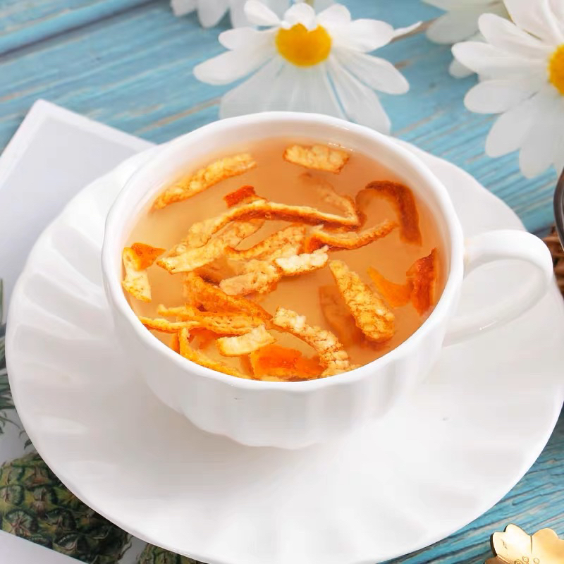 Trần bì pha trà 100g  quýt sấy khô 100g cam thảo lát 125g