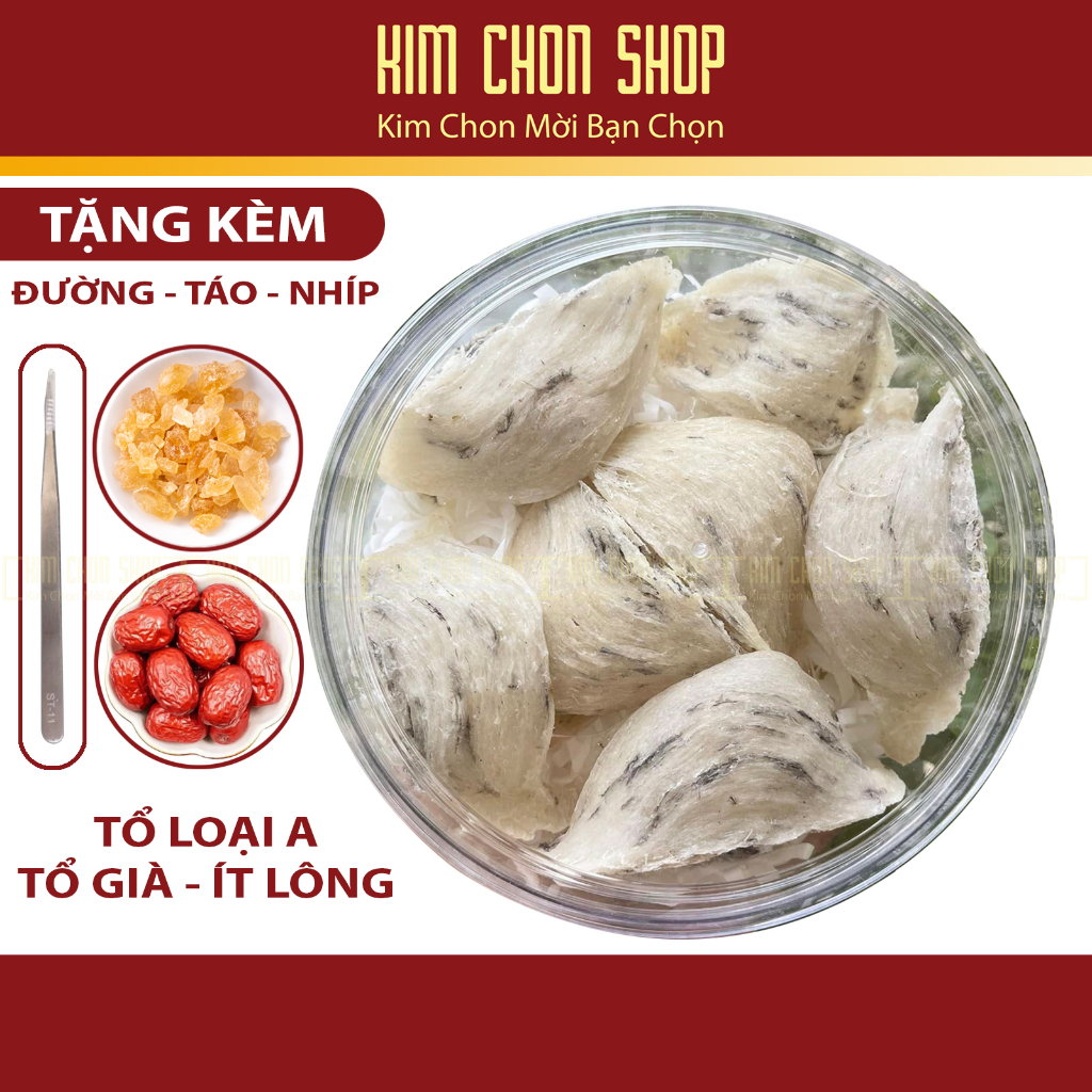 Tổ Yến Thô Ít Lông 100gr - Kim Chon Shop