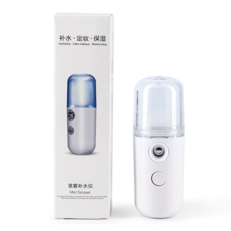 Máy Xông Hơi Mặt NaNo Xịt Khoáng Cầm Tay Cấp Ẩm Đẹp Da Hàn Quốc Kiểu Dáng Nhỏ Gọn Thời Trang