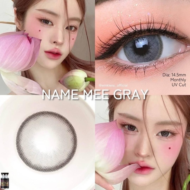 (GRAY 0 ĐỘ) LINK KÍNH ÁP TRÒNG KHÔNG ĐỘ MẪU MỚI ( TẶNG KÈM KHAY ĐƠN ĐỰNG LENS)