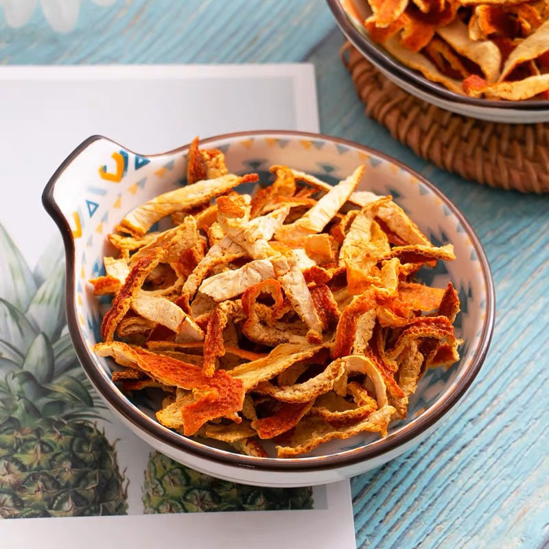 Trần bì pha trà 100g  quýt sấy khô 100g cam thảo lát 125g