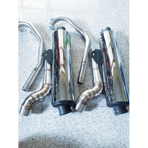 Pô CBR cổ 2 khúc xe raider xăng cơ