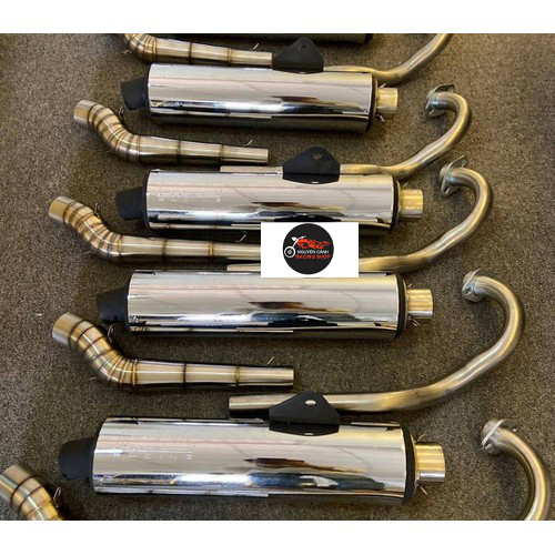 Pô CBR cổ 2 khúc xe raider xăng cơ