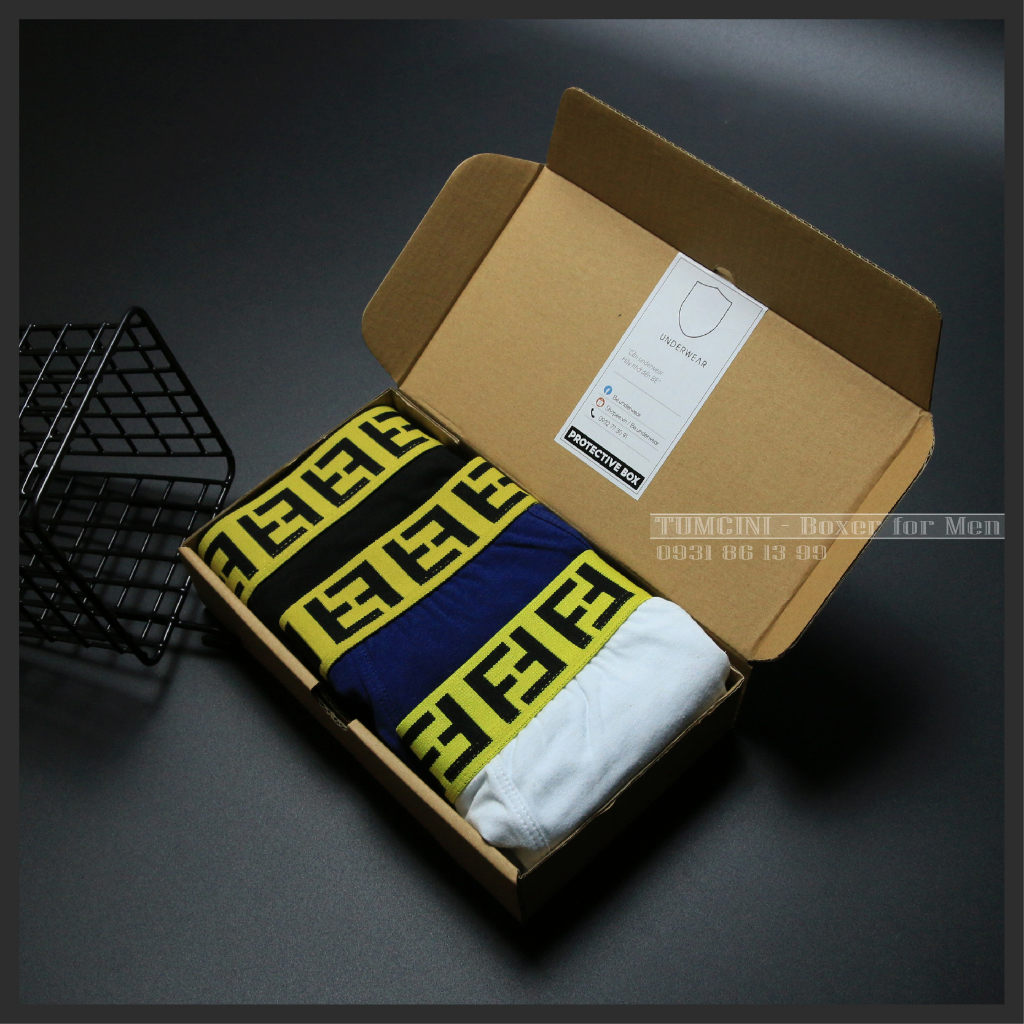 Combo 3 quần sịp nam sợi cotton siêu co giãn 4 chiều cực đẹp full box Tumcini COMBO