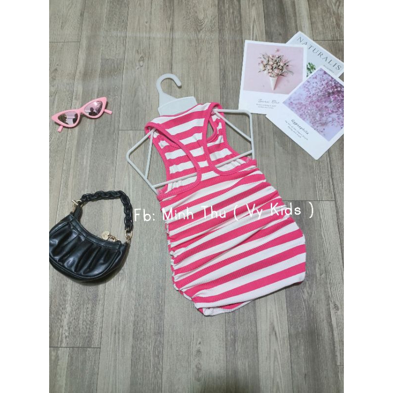 Đầm Body Sọc Sang Chảnh Cho Bé