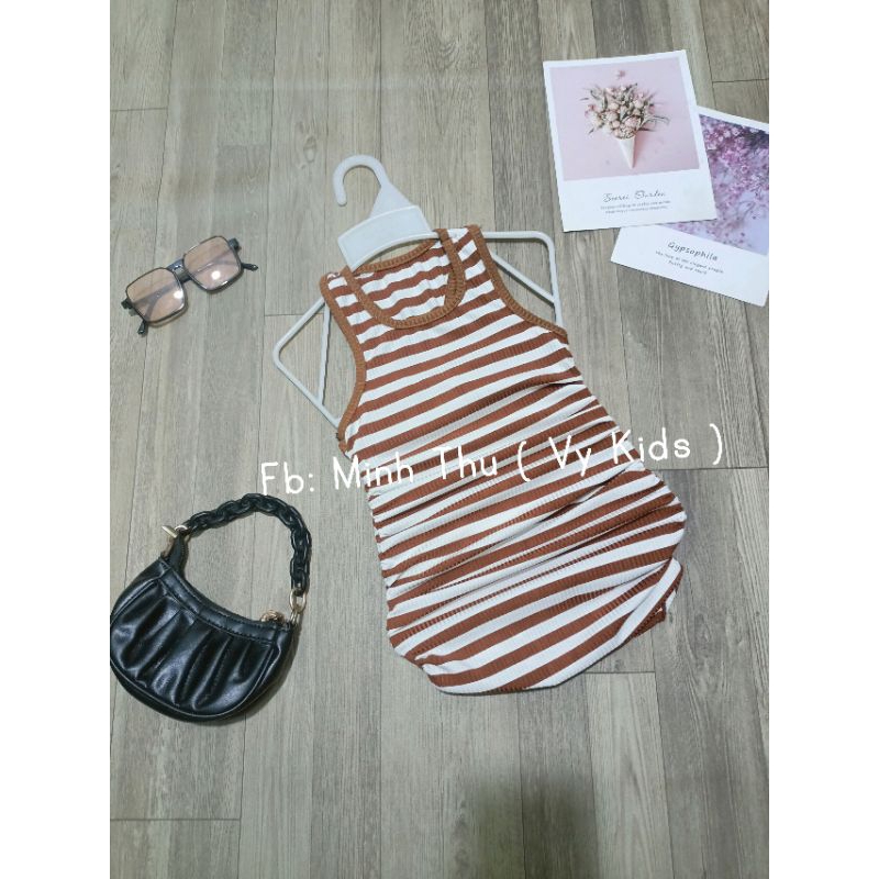 Đầm Body Sọc Sang Chảnh Cho Bé