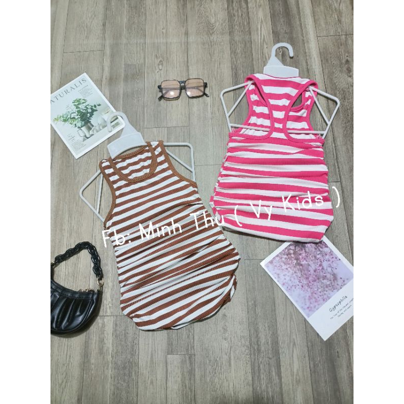Đầm Body Sọc Sang Chảnh Cho Bé