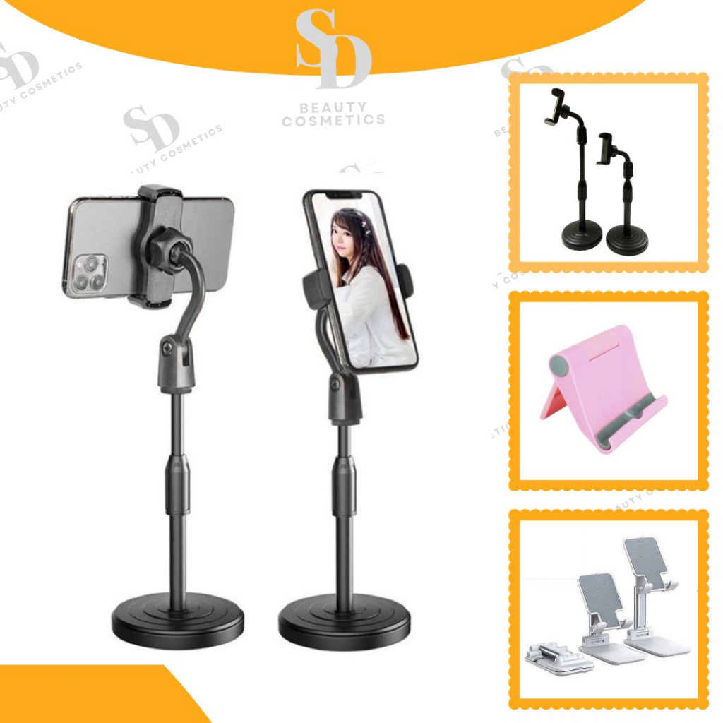 Giá Đỡ Điện Thoại Để Bàn Kẹp Điện Thoại Livestream Xem Video Xoay 360 Độ