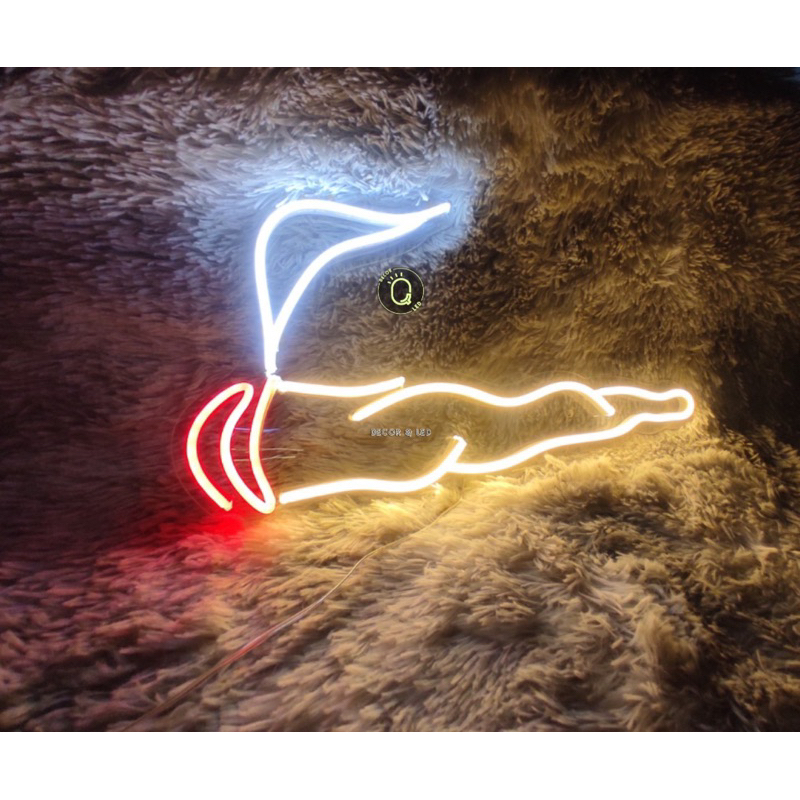 Đèn led neon hình lá Cây.Đèn led trang trí,Đèn ngủ.