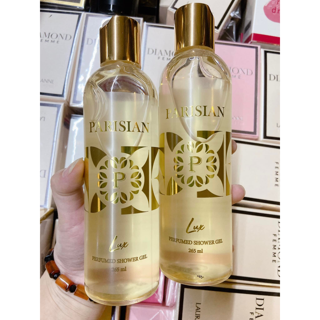 SỮA TẮM HƯƠNG NƯỚC HOA LÀM SẠCH, NUÔI DƯỠNG DA ẨM MỊN PARISIAN PERFUMED SHOWER GEL FOR HER 265ML - 15490