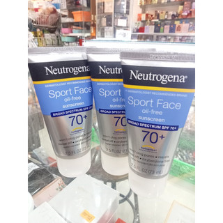 [Bán Chạy] Kem chống nắng Neutrogena Sport Face oil-free SPF70+ 73ml