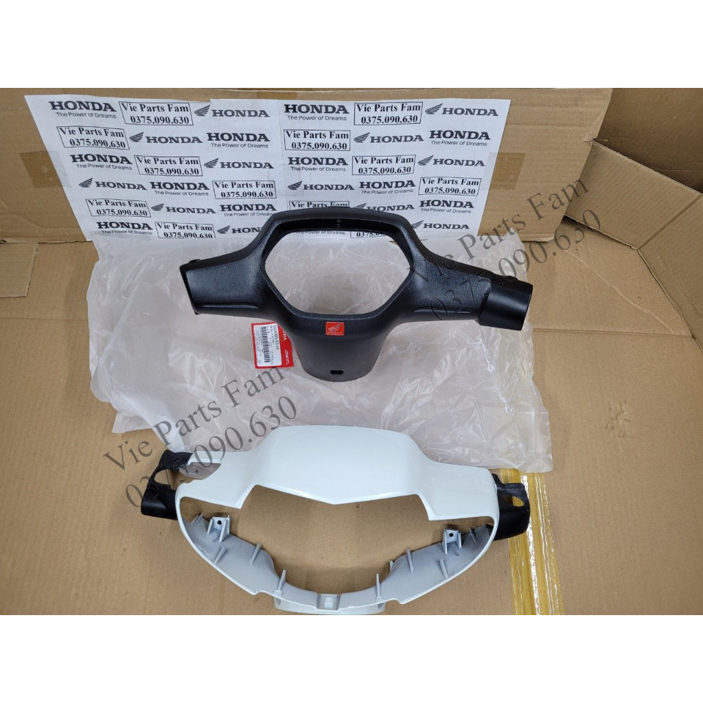 Combo 2 món đầu đèn Wave ZX có tặng logo màu đỏ, hàng chính hãng Honda mới 100%