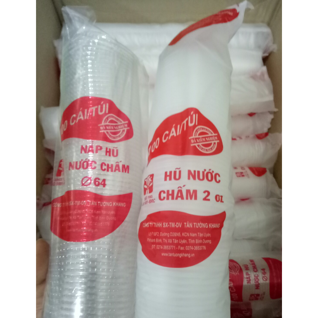 100 Hũ Nhựa PP 2oz - Hũ Đựng Sốt - Hũ Nước Chấm