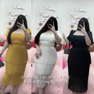 60-90KG ĐẦM THIẾT KẾ DẬP LY 1741 BIGSIZE VƯƠNG NGỌC HÂN