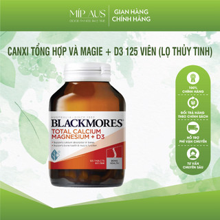 Viên bổ sung canxi tổng hợp và magie + d3 - blackmores total calcium & magnesium + d3 - 125 viên
