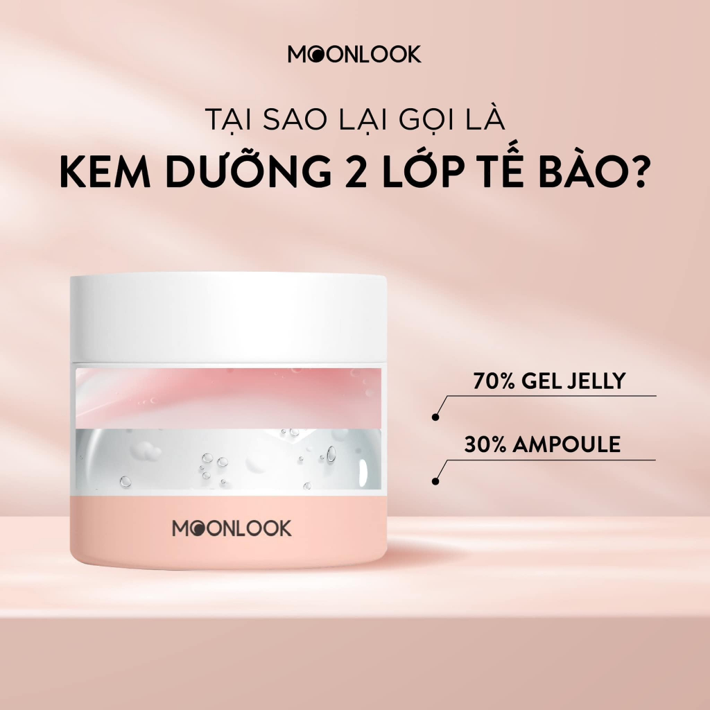 Kem Dưỡng Trắng Da Ban Đêm Moonlook Premium Multi-Complex 8 Anti-Aging Ampoule Cream - 50ml