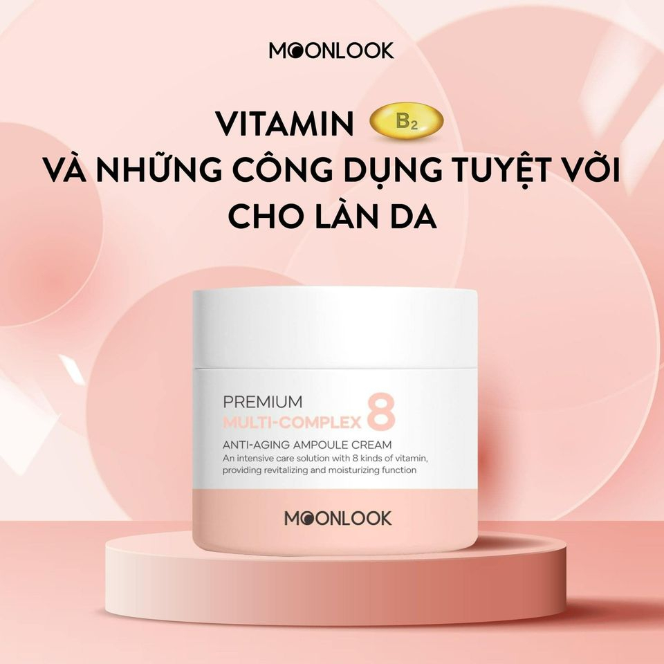 Kem Dưỡng Trắng Da Ban Đêm Moonlook Premium Multi-Complex 8 Anti-Aging Ampoule Cream - 50ml