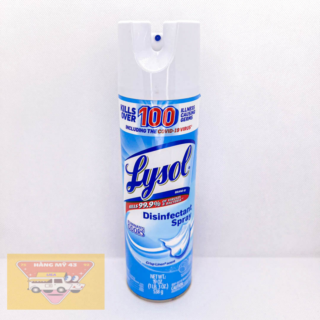 BÌNH XỊT KHỬ TRÙNG DIỆT KHUẨN LYSOL 538G [HÀNG MỸ]