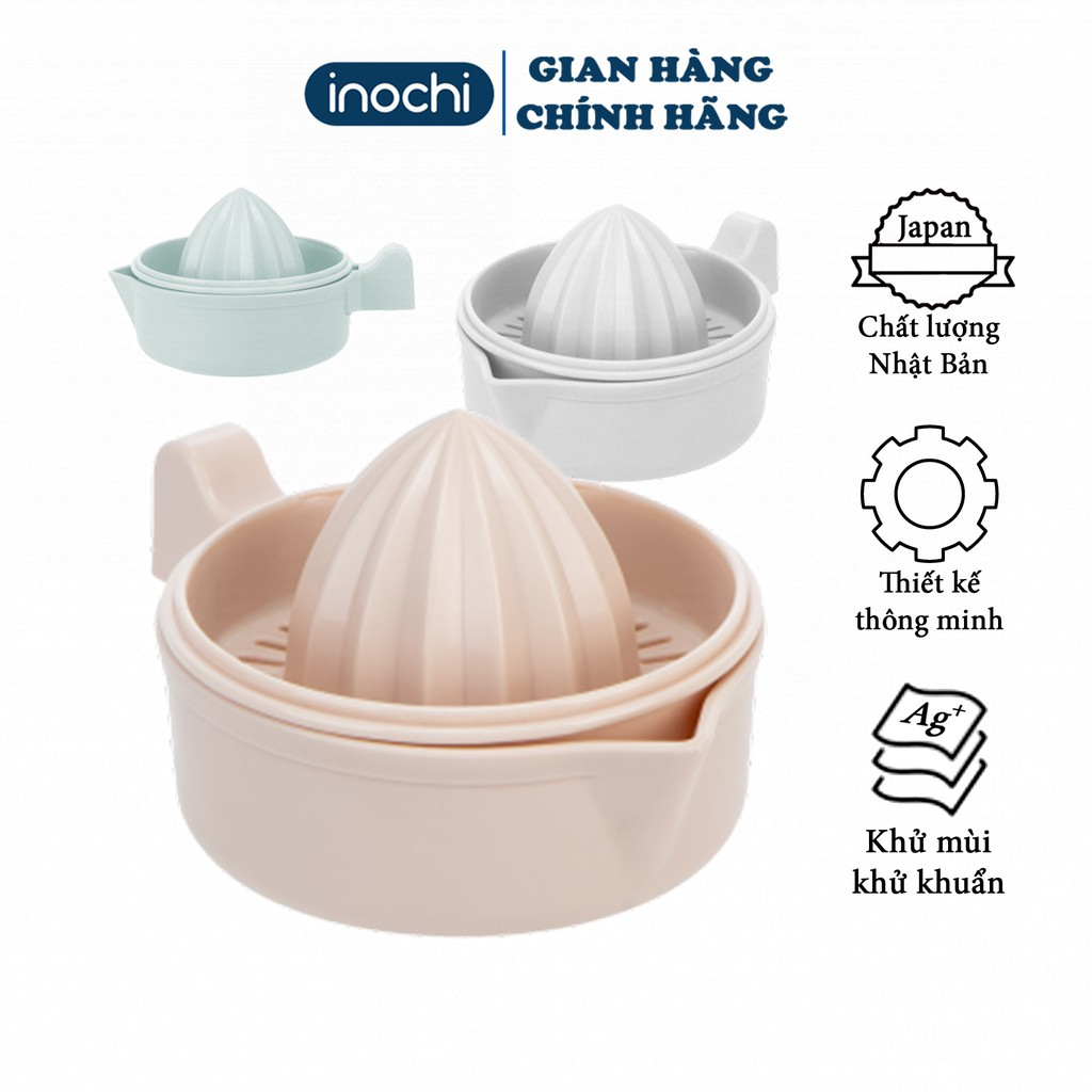 Bộ vắt cam chanh bằng tay YOKO Inochi tiện dụng có lọc bằng nhựa