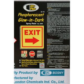 Sơn xịt dạ quang Phosphorescent Bonsy– Nhập khẩu Thái Lan