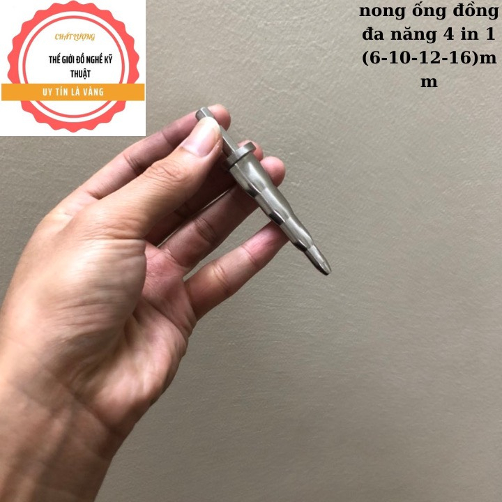 Nong ống đồng bằng khoan 3 trong 1 ( 6-10-12)mm. và 4 trong 1, INOX 304 .nong được ống( 6-10-12-16)mm loại nong mập