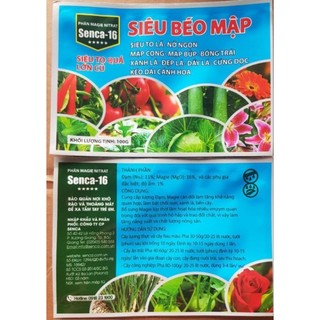 Phân bón Senca 16 (gói 100gam - Cung cấp đạm giúp mập cây, xanh lá