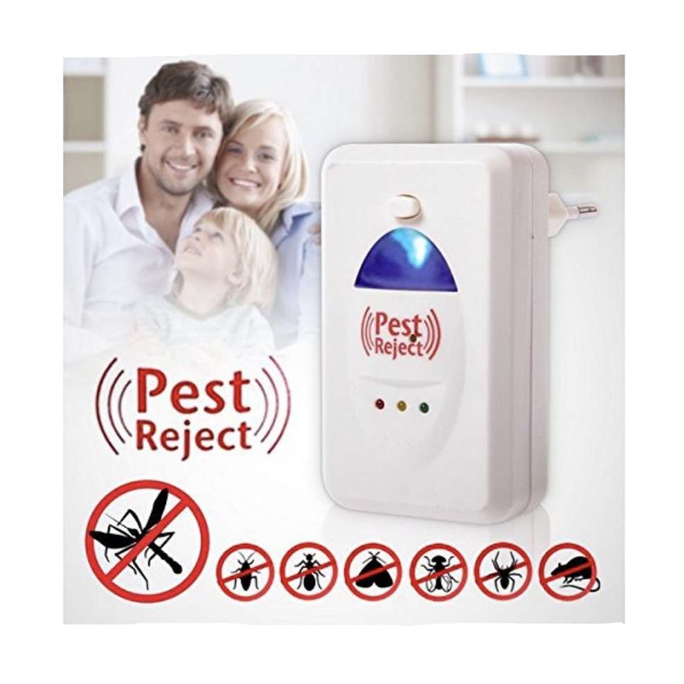 Thiết Bị Đuổi Côn Trùng Pest Reject - Máy Đuổi Chuột Gián Muỗi Ruồi Kiến Mối Thông Minh