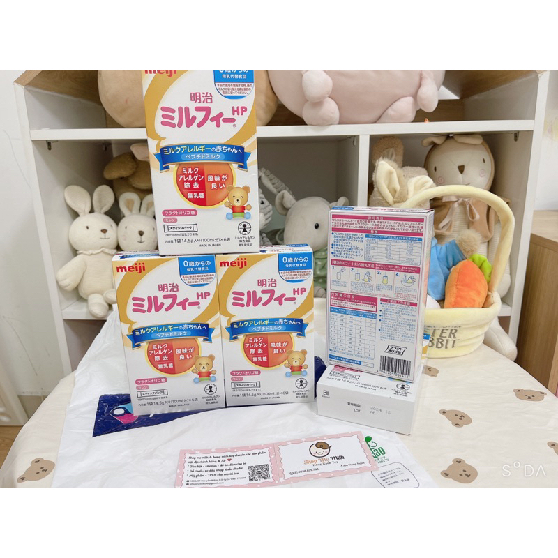 Sữa Meiji HP 850g Nội địa Nhật cho bé dị ứng đạm bò & bdn lactose 🇯🇵👶🏻✈️ Sữa đi air mua siêu thị 🎁