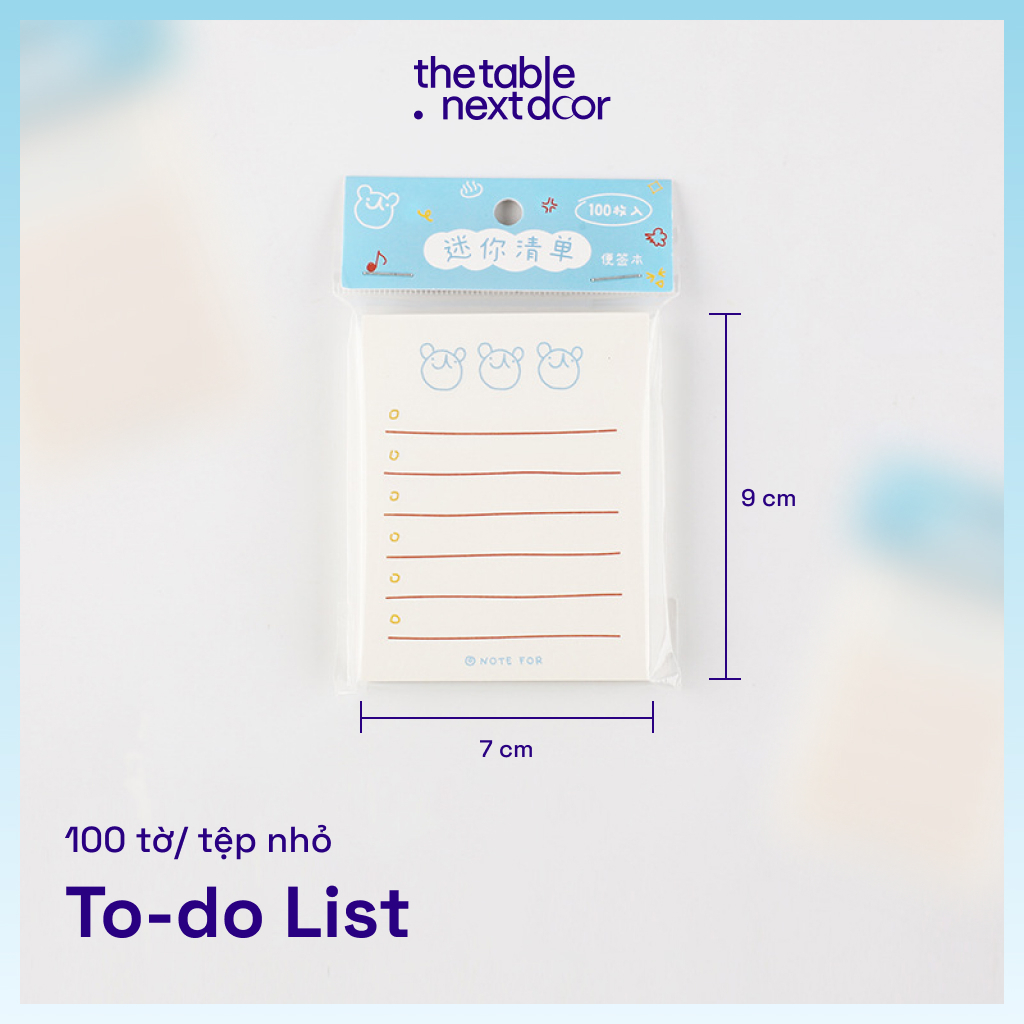 Mua Giấy note ghi chú lập kế hoạch to-do list weekly plan giấy nhớ học ...