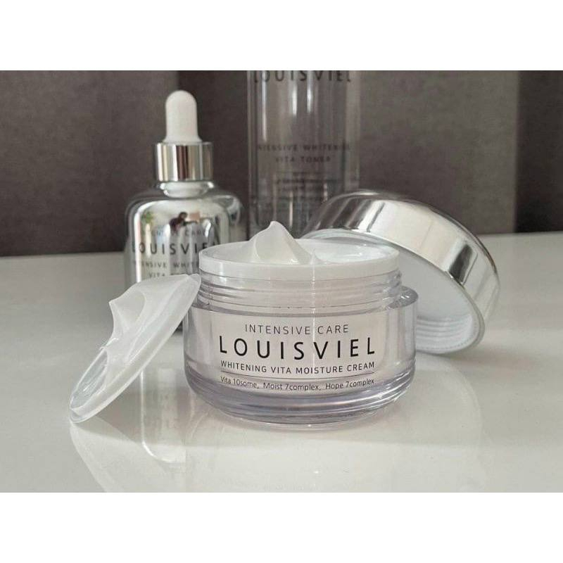 Kem Dưỡng Trắng Chống Lão Hóa Xóa Nhăn Mờ Thâm Nám Intensive Whitening Vita Moisture Cream LouisViel 50ml