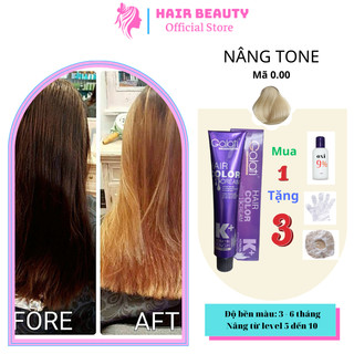 Thuốc nhuộm tóc GALATI mã 0.00 nâng tone nâng nền tóc, không khô tóc
