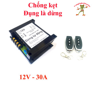 Cảm biến lực 30a 12v đụng là dừng điều khiển từ xa rf 433mhz
