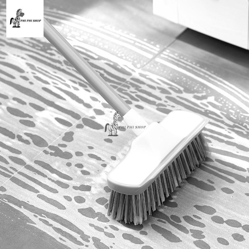 Bàn chải chà sàn có đồ gạt nước Fasola YF-287 cán có thể kéo dài