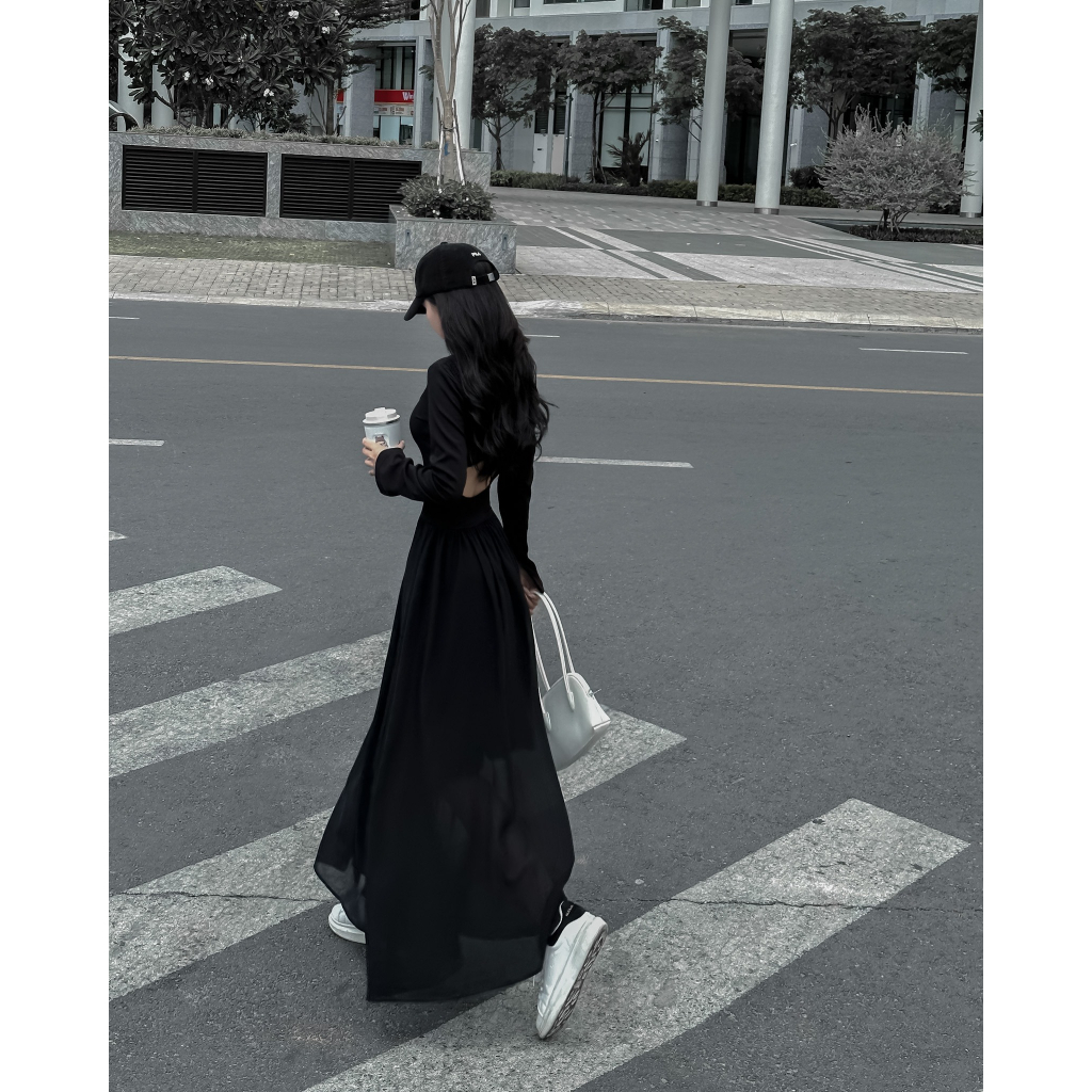 Đầm Dài Xoè X-Back - 3412