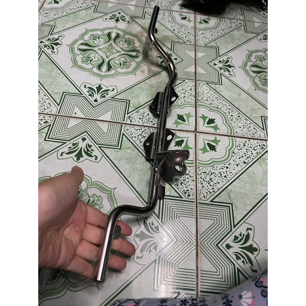 Gác chân máy Inox xe Wave/ Dream.