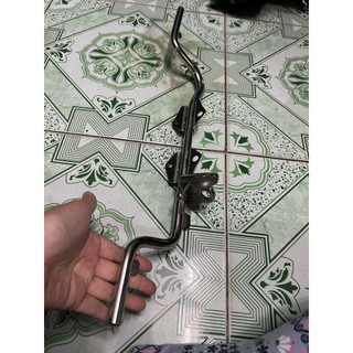 Gác chân máy Inox xe Wave/ Dream.
