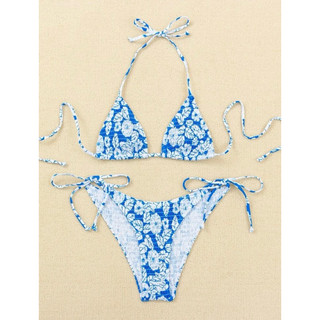 𝒫𝑒𝒶𝒸𝒽𝓎 𝒷𝒾𝓀𝒾𝓃𝒾 - bộ bikini thêu smock hoa trendy