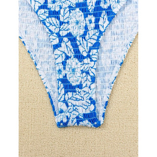 𝒫𝑒𝒶𝒸𝒽𝓎 𝒷𝒾𝓀𝒾𝓃𝒾 - Bộ bikini Thêu Smock Hoa trendy