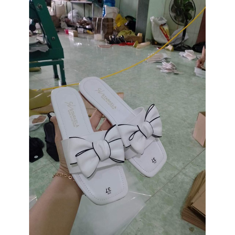 Giáy dép nữ kiểu vải 2 cánh big size 35_45