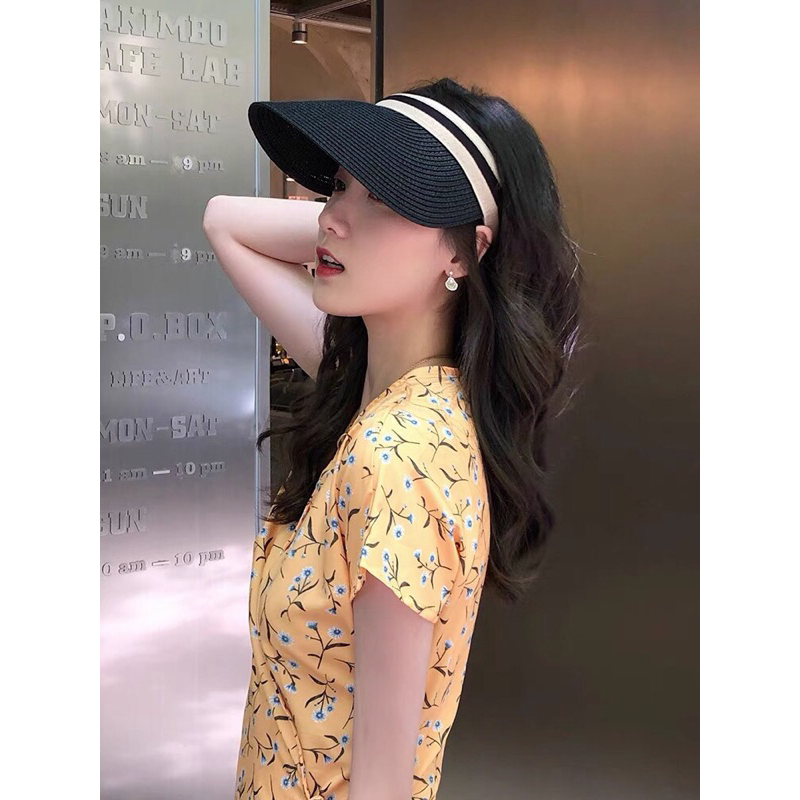 Mũ nón cói đi biển che nắng cho mẹ và bé cực dễ thương