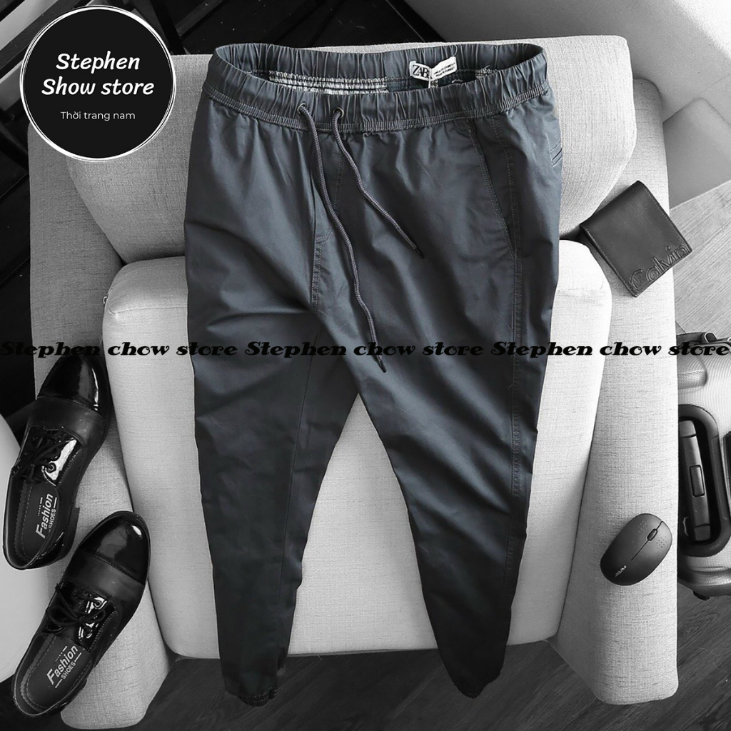 QUẦN JOGGER KAKI NAM CO DÃN CAO CẤP GIÁ SĨ HÀNG XUẤT KHẨU VẢI XỊN  JG0769