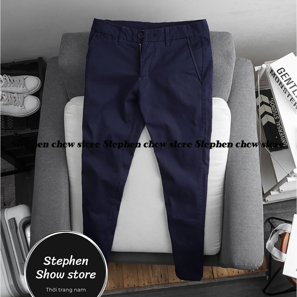 Quần Dài Kaki Nam Form Slim-Chất Vải Kaki Cotton Co Giãn TRẺ TRUNG năng động B40