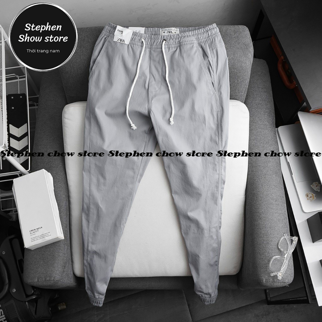 QUẦN JOGGER KAKI NAM CO DÃN CAO CẤP GIÁ SĨ HÀNG XUẤT KHẨU VẢI XỊN  JG0769