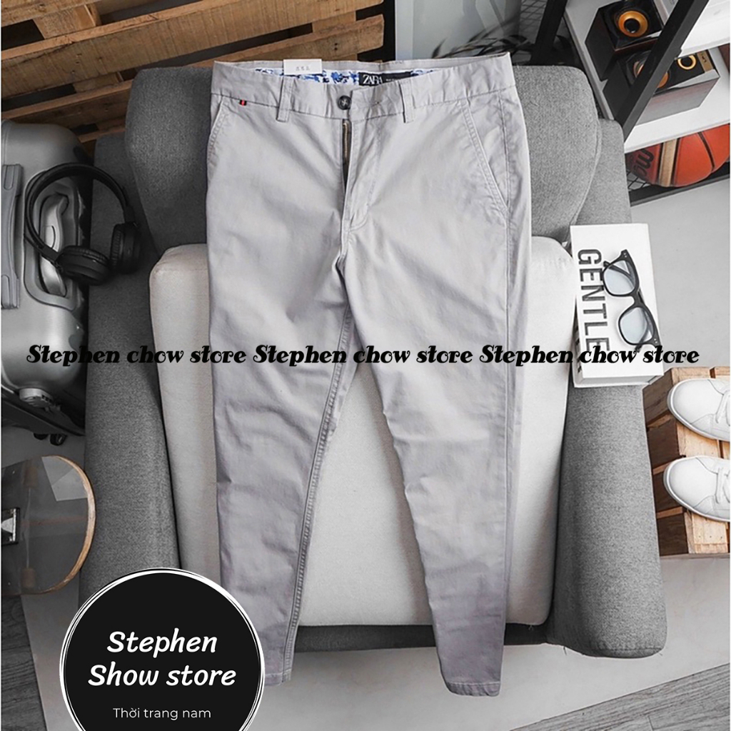 Quần Dài Kaki Nam Form Slim-Chất Vải Kaki Cotton Co Giãn TRẺ TRUNG năng động B40