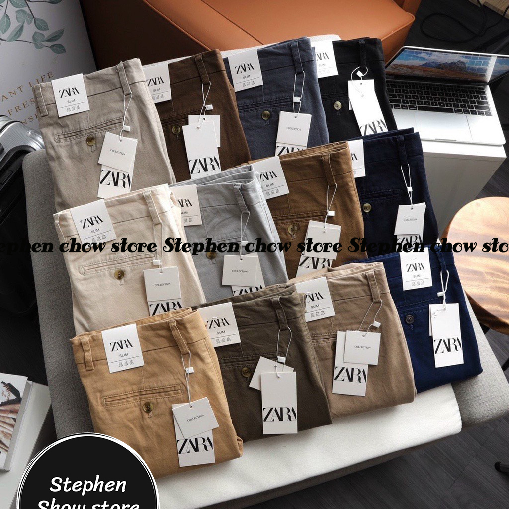 Quần Dài Kaki Nam Form Slim-Chất Vải Kaki Cotton Co Giãn TRẺ TRUNG năng động B40
