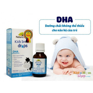 Dha cho bé nature’s way kids smart dha drops 20ml