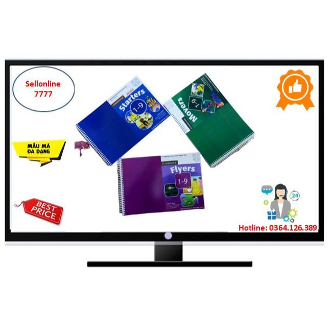 Test Starter, Movers, Flyer 1-9 (chọn 1 tùy ý từ starter, Mover, Flyers)