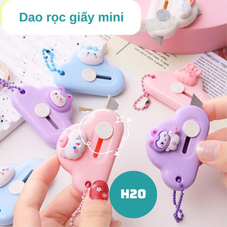 Dao rọc giấy mini đám mây, dao cà rốt dễ thương