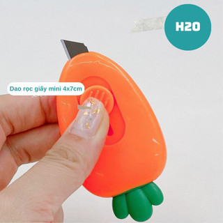 Dao rọc giấy mini đám mây, dao cà rốt dễ thương